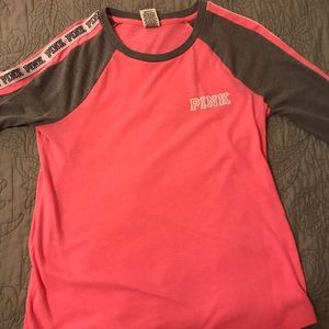 PINK VS baseball tee